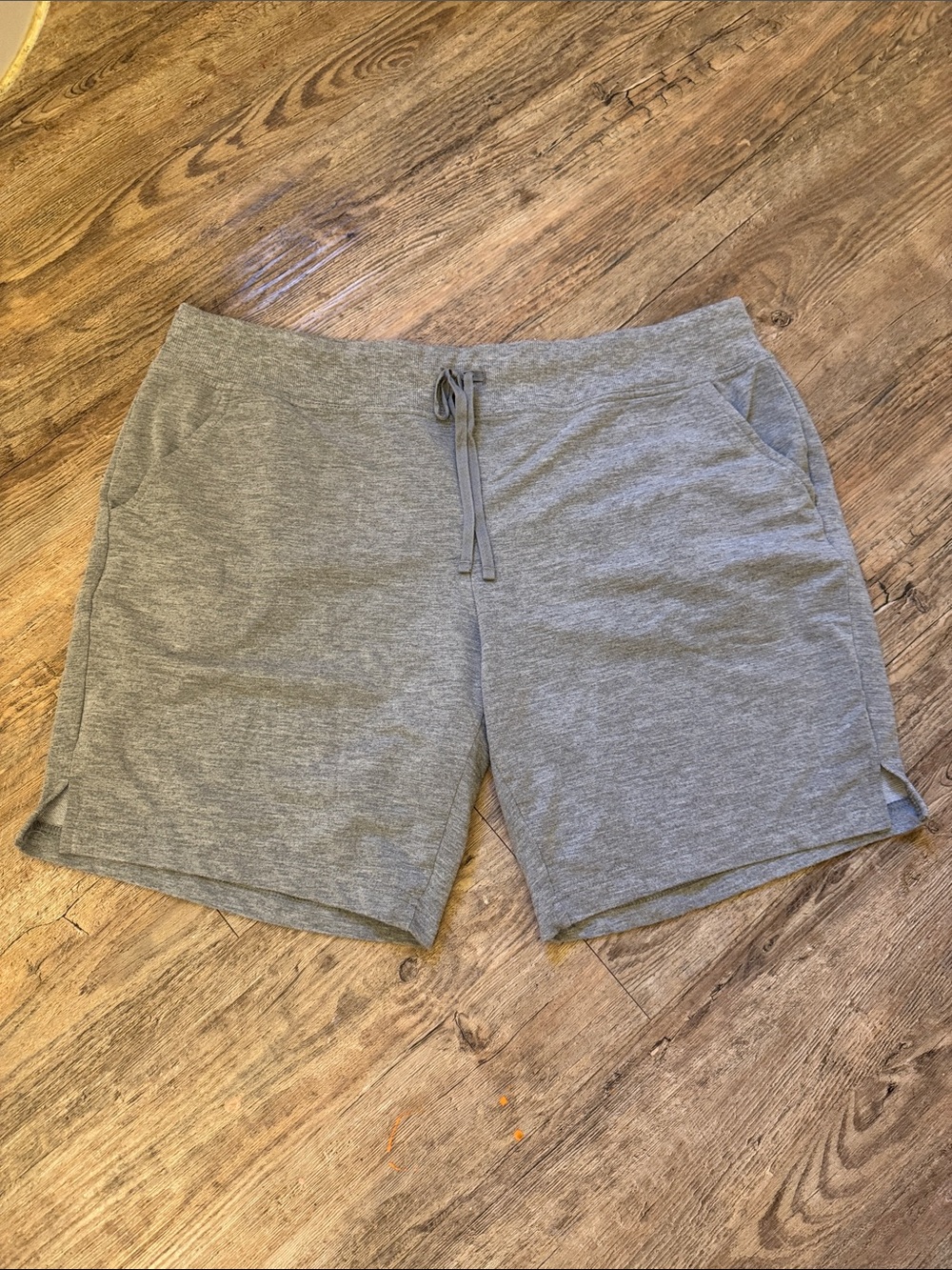 Athletic Works Heather Gray Women's Pull-On Athletic Shorts
